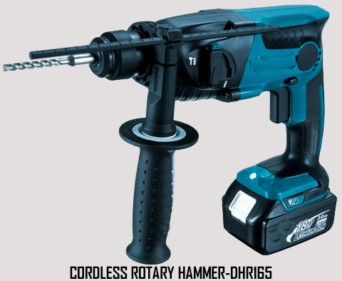 Sea Green Handheld Cordless Rotary Hammer