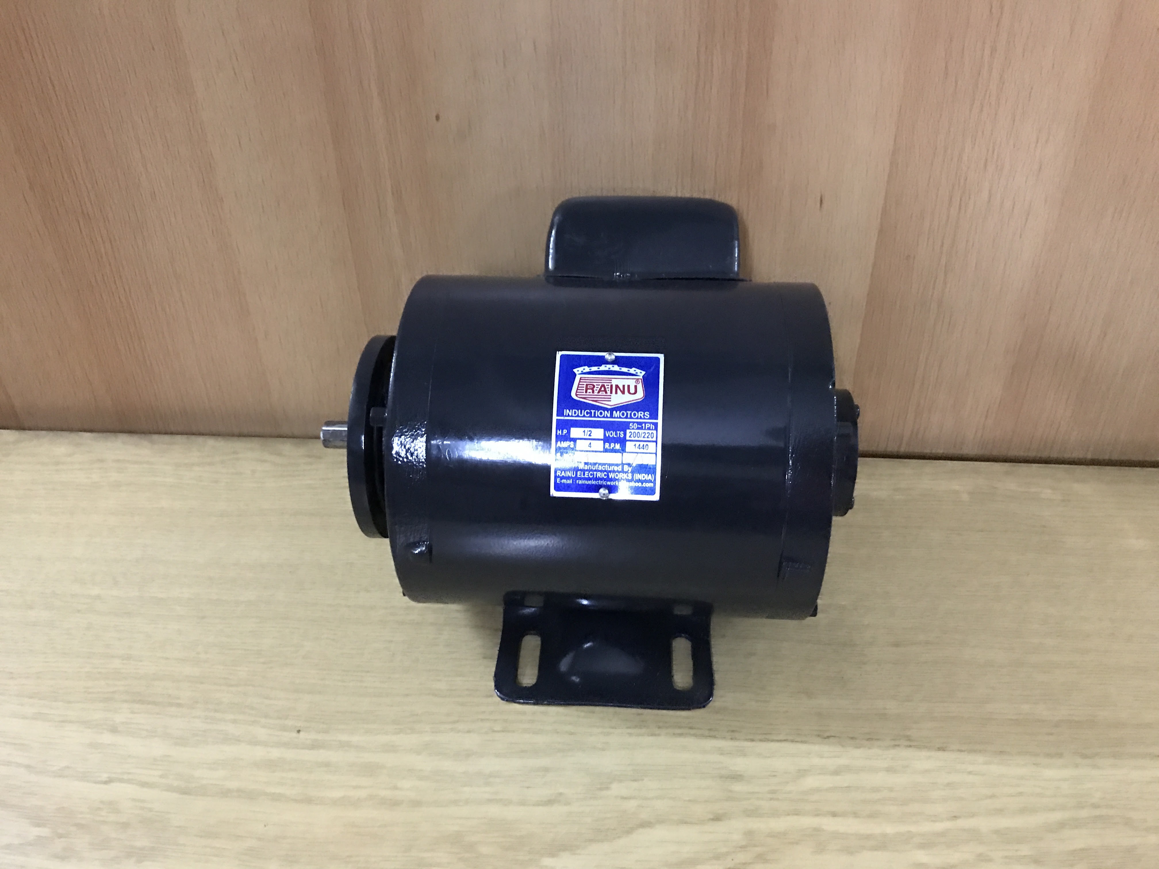 Single Phase Electric Motor - 3 Hp, 220v | 1440 Rpm, Electric Start, Green, Ideal For Fans And Pumps