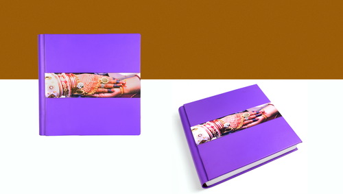 डिज़ाइनर लेदर कवर पैड