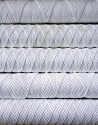Wound Filter Cartridge Jumbo 4", 4.5" - Polypropylene Microfiber, 10"/20"/30"/40" Length, 1-20 Micron Rating | Industrial Depth Filter For Water, Chemical, And Oil Purification