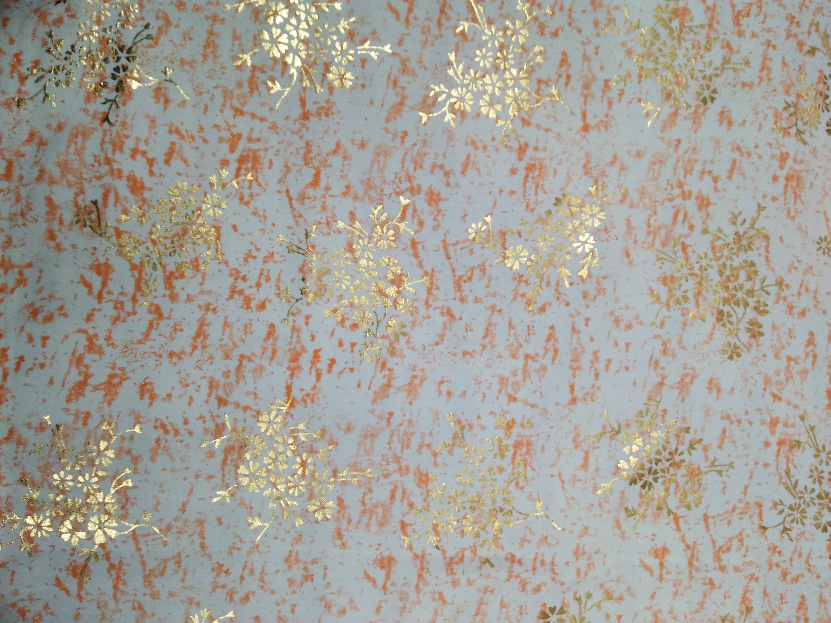Rayon+foil Print
