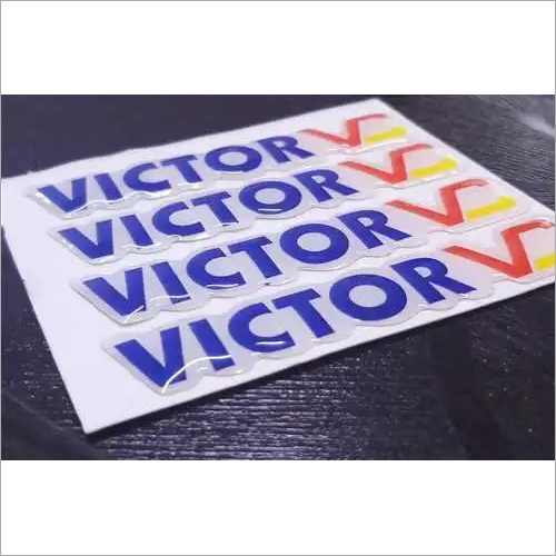 Dome Labels - PP Material, Rectangle Shape | Hot Melt Adhesive, Designed for Promotional Use with Printed Options