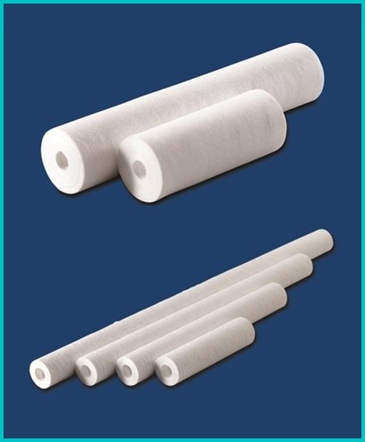Sediment Filter Cartridge - 100% Polypropylene Fiber, 10" / 20" / 30" / 40" Lengths , Double Open End Type For Water Treatment Applications