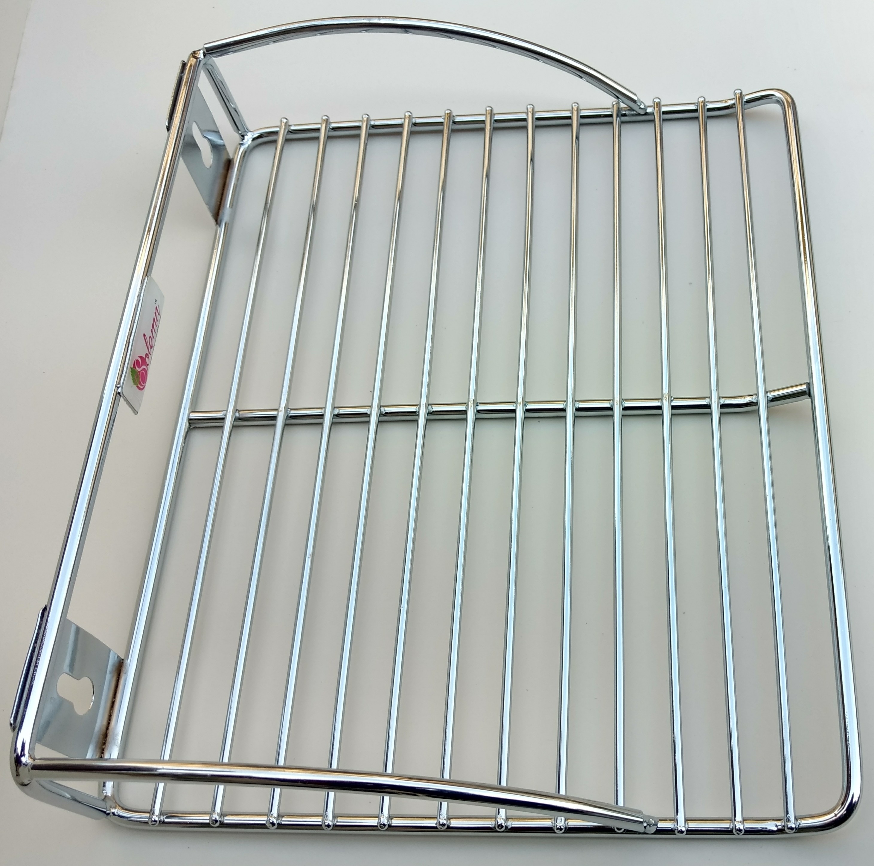 Stainless Steel Set Top Box Stand (Dth) - Dimensions 254x203.2x50.8mm, Silver Finish | Durable & Sturdy, Holds Set Top Boxes & Wi-fi Routers
