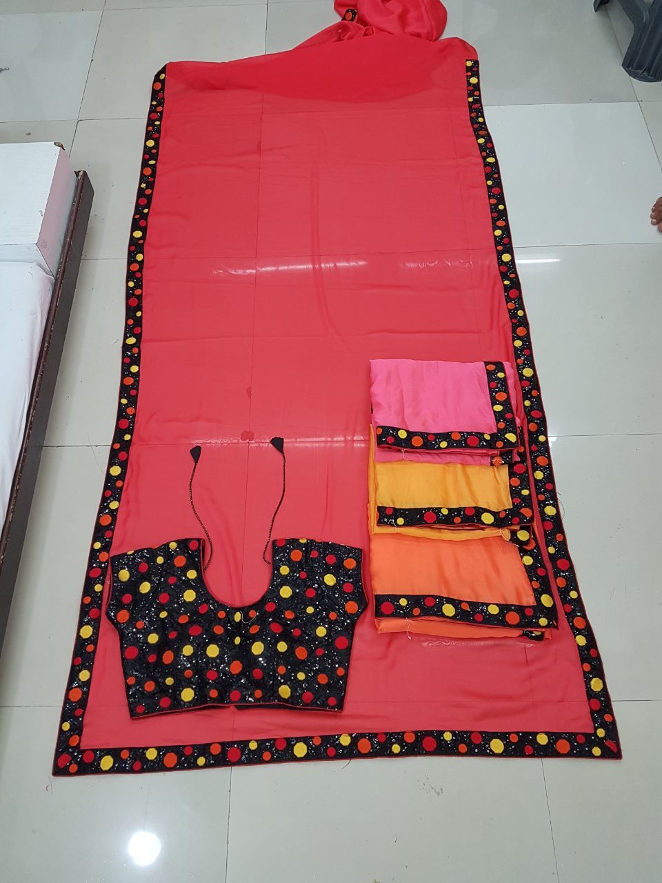 Rani Modern Designer Saree