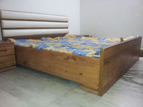 लकड़ी का बॉक्स बेड