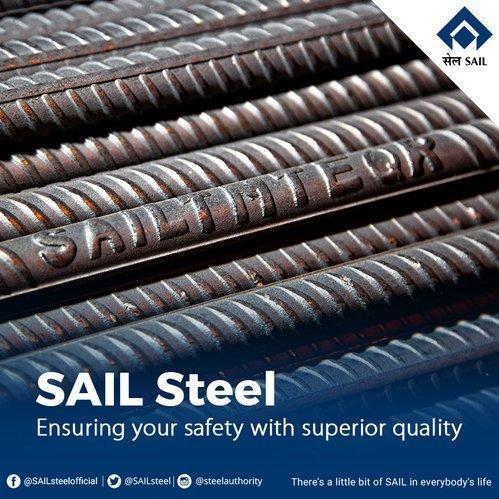 Sail Tmt Bar - Grade: Fe 500 Eqr