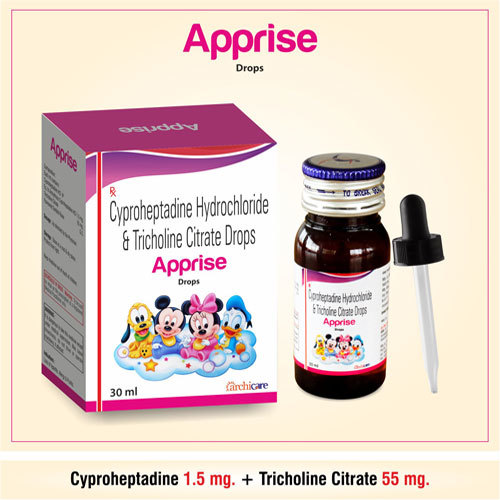 Cyproheptadine + Tricholine Citrate Application: Clinic