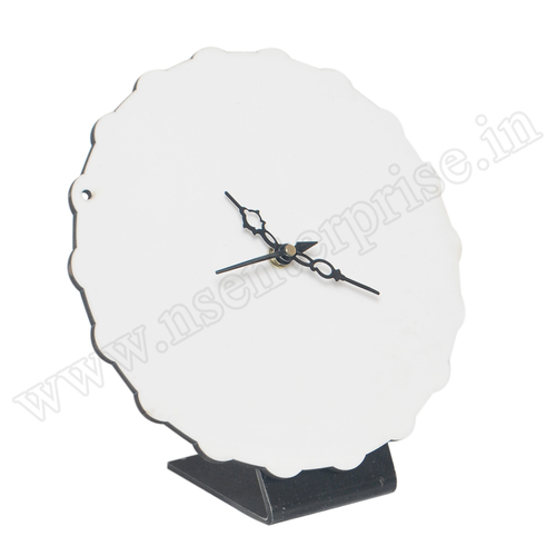 Clock Frame - MDF Material, 20*20*0.5cm Size | White Color, Pack of 96 Pcs, Ideal for Home or Office Decor