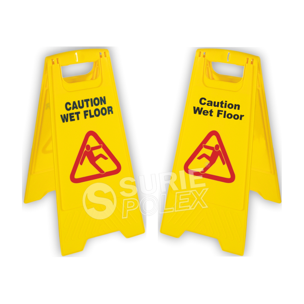 Yellow Caution Board- No Entry