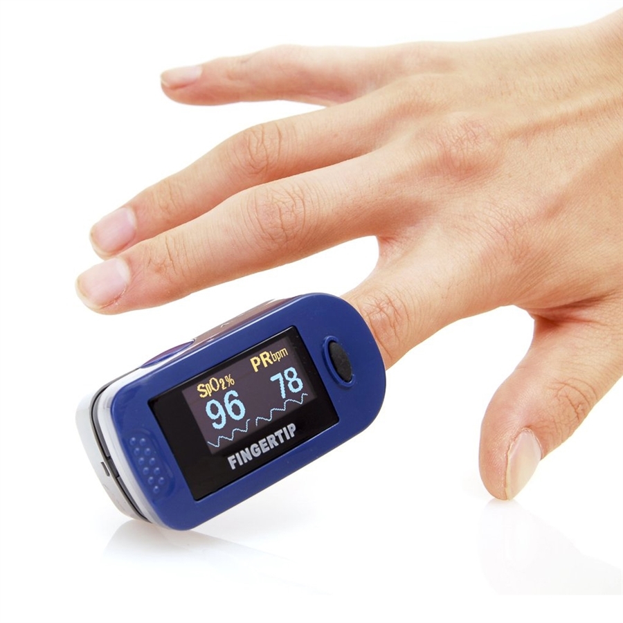 Pulse Oximeter - Plastic, 60x35x30mm | Oled Display, Accurate Readings, Durable Build, Easy To Use, Portable Design, Battery Operated, Reliable Device