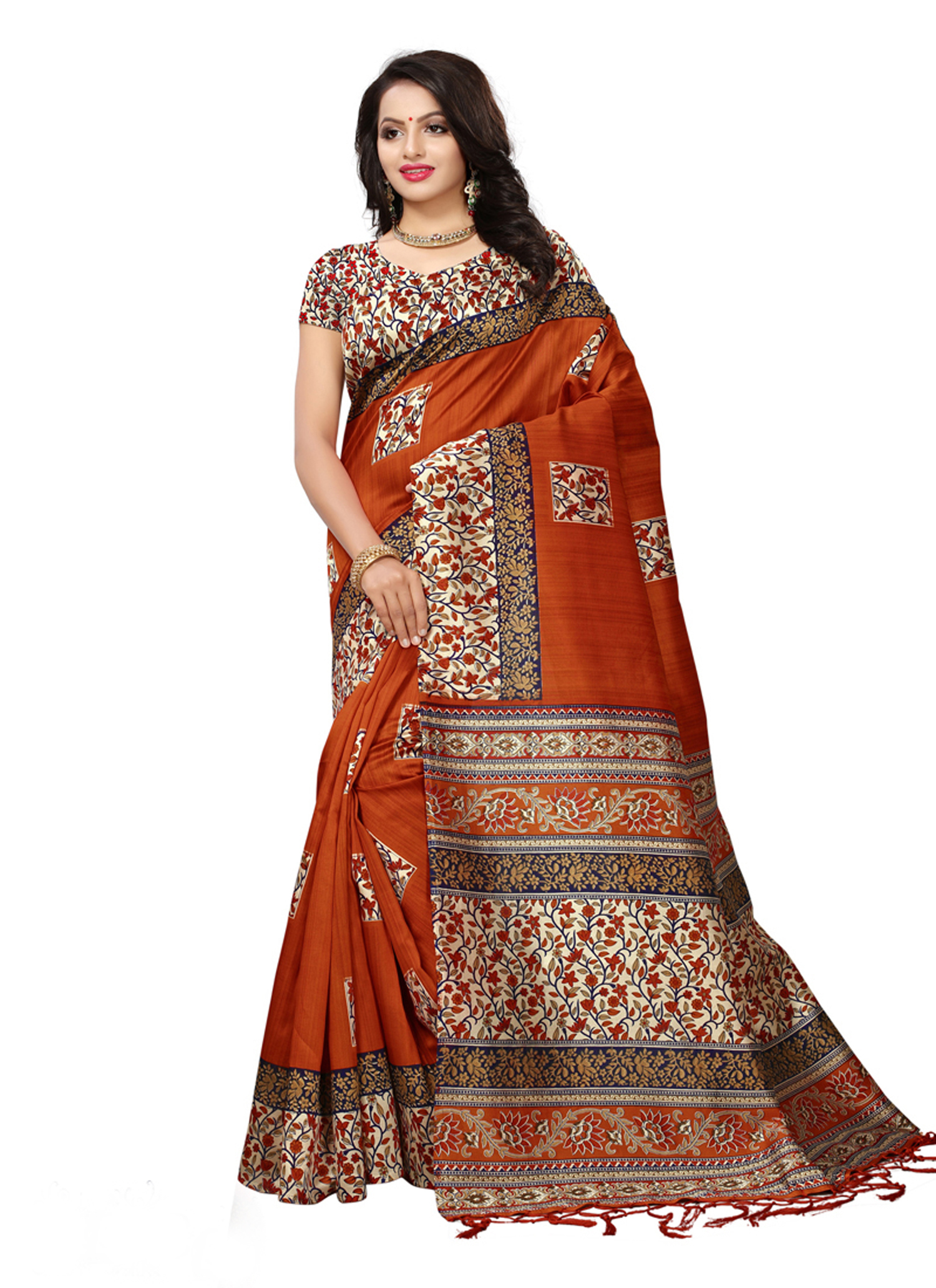 As Per Image Applique Saree
