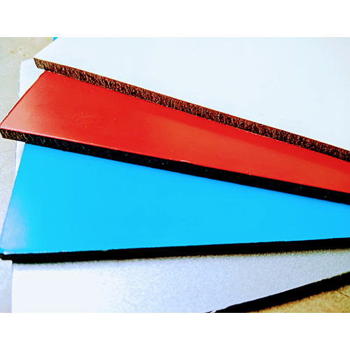 Exterior Acp Sheet - Thermoplastic Core With Aluminium Sheets, 6/4 & 8/4 Foot Dimensions, All Colors Available, Anti-static, Fireproof, Mould-proof, Hex Bond Design