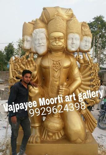 Panchmukhi Hanuman Statue - Material: Marble