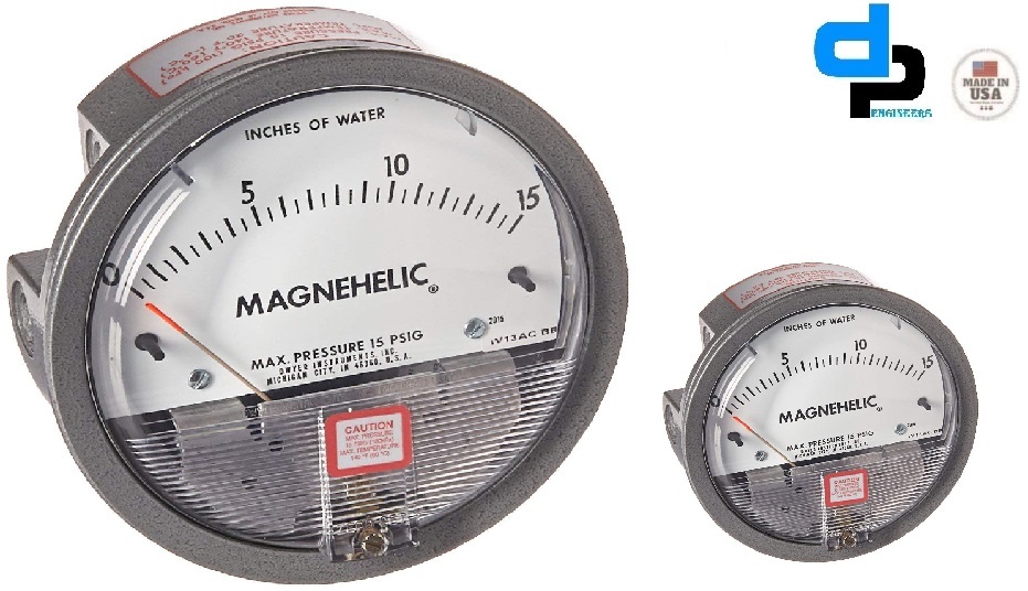 Dwyer Usa Model 2010 Magnehelic Gage Range 0-10 Inch Wc