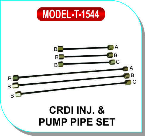 Crdi Injector & Pump Pipe Set - High Grade Material, 30,000 Psi Pressure Capability | Durable Quality, Easy Operation For Automotive Use