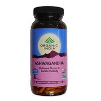 Organic India Ashwagandha 250 Capsules Bottle
