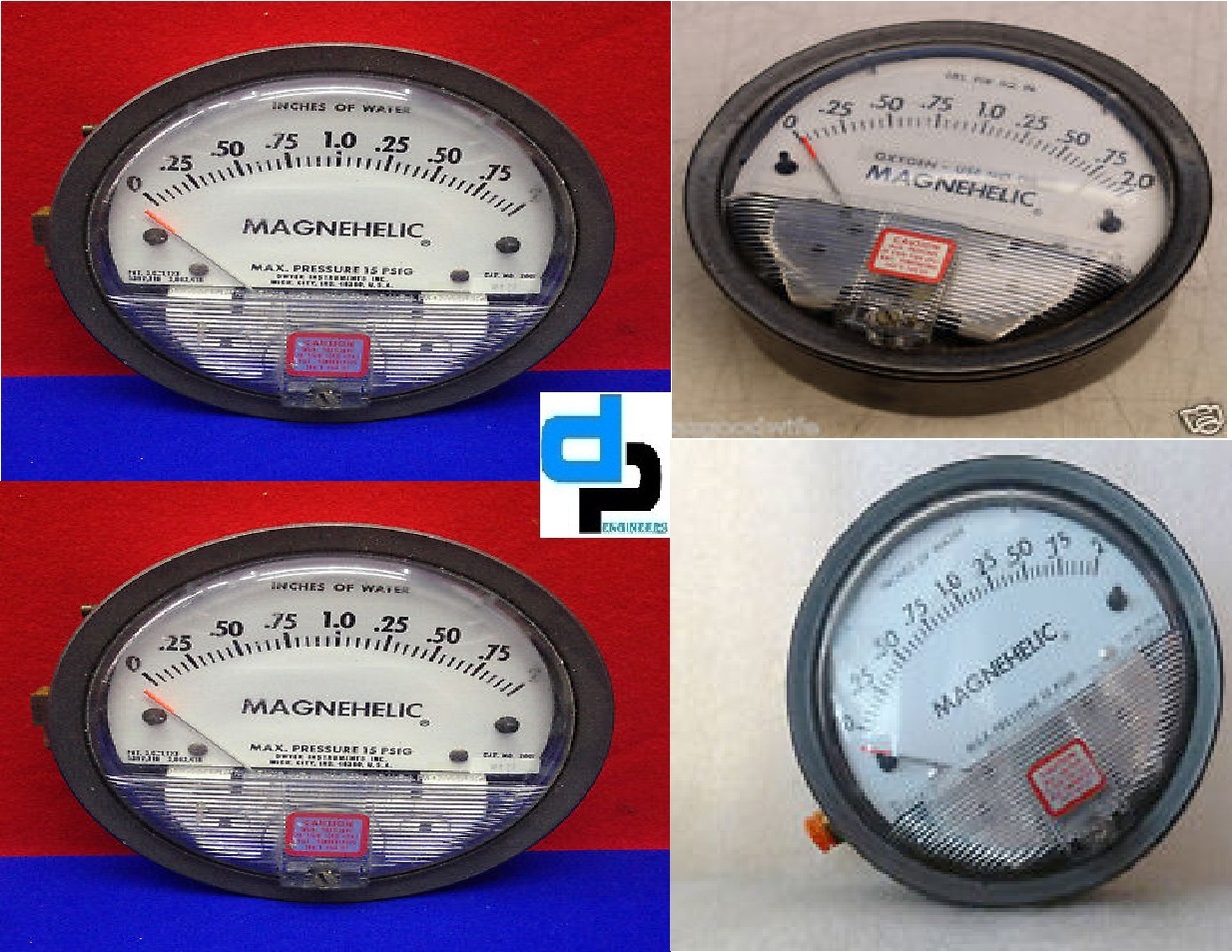 Dwyer 2230 Magnehelic Differential Pressure Gauge 0-30 Psi