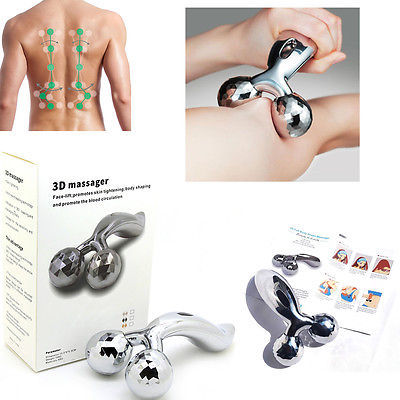 Massager - Stainless Steel, 15x10x5 Cm | 3d Massage, Easy To Use, Improved Circulation, Pain Relief, Portable Relaxation, Battery-operated