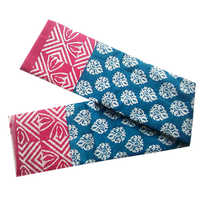 महिलाओं की हाथ से छपा हुआ सूती चपागली साड़ी