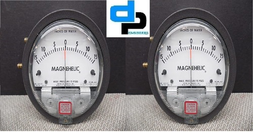 ड्वायर 2215 मैग्नेहेलिक डिफरेंशियल प्रेशर गेज 0-15 पीएसआई