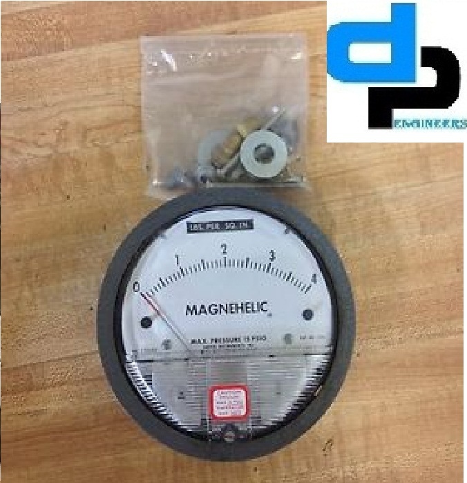 Dwyer Usa 2005 Magnehelic Gage Range 0-5.0 Inch Wc