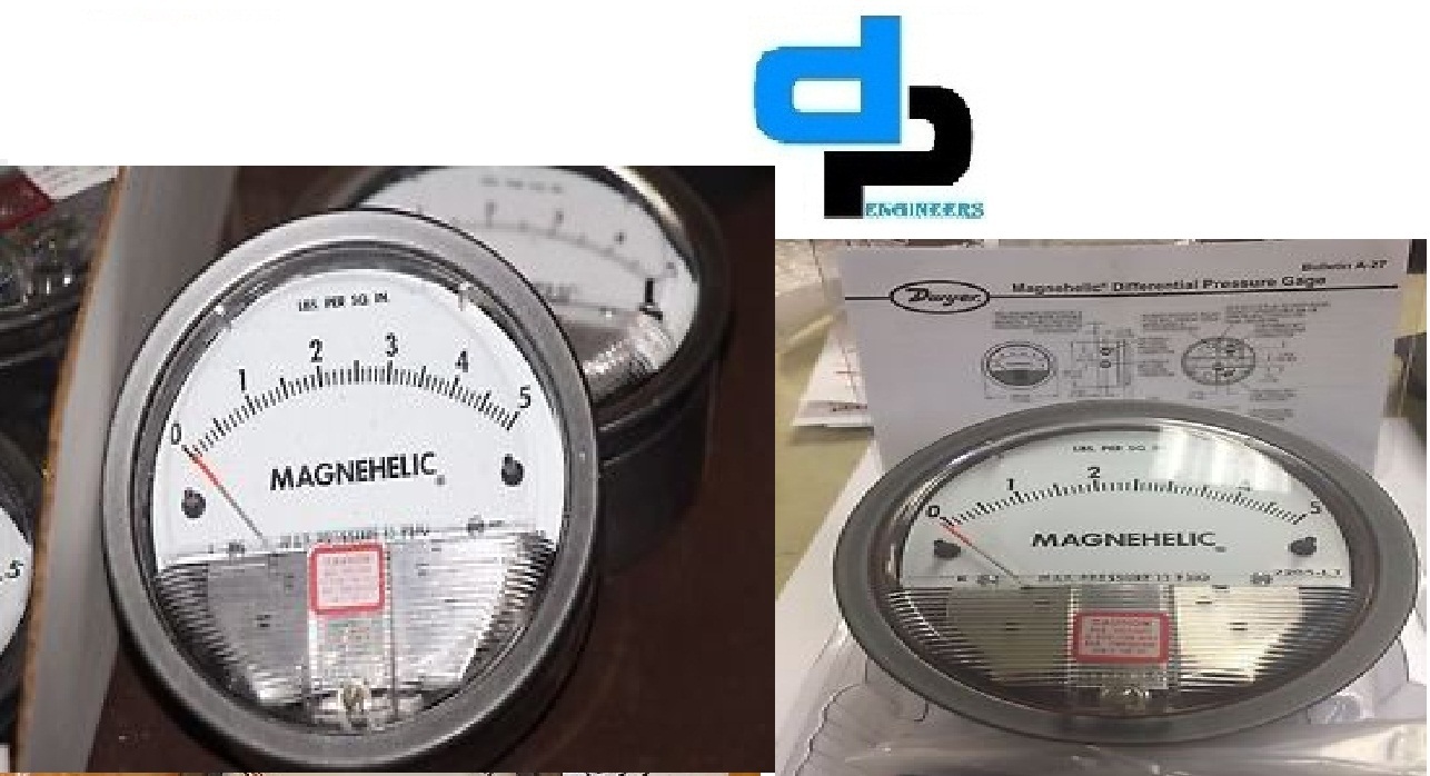 Dwyer Usa 2005 Magnehelic Gage Range 0-5.0 Inch Wc