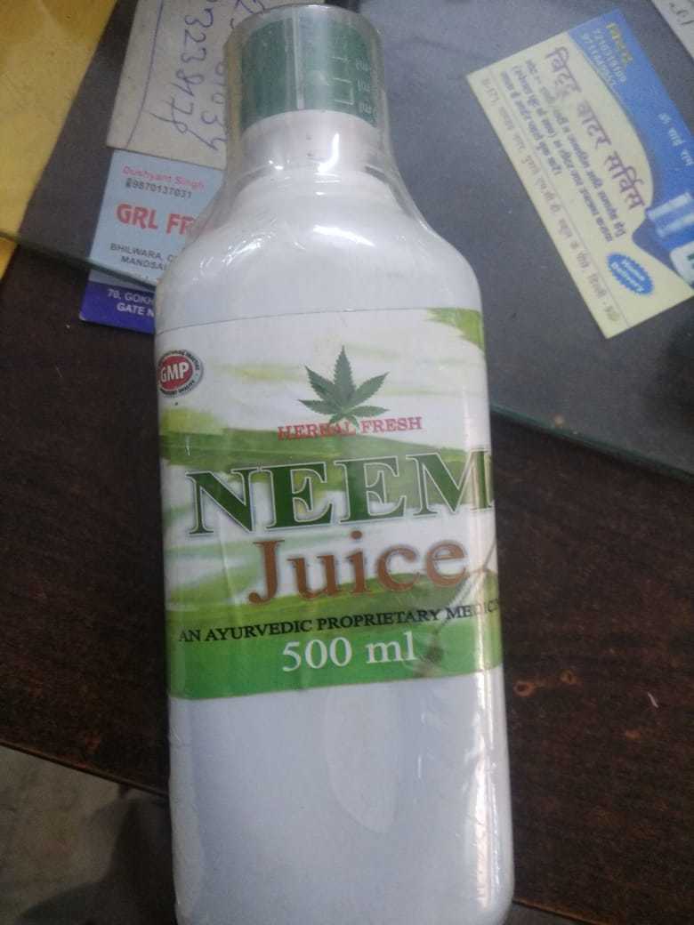 Neem Juice Ingredients: Herbal Extract