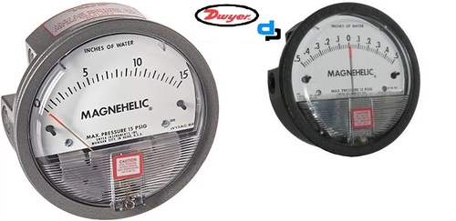ड्वायर यूएसए मॉडल 2180 मैग्नेहेलिक गेज रेंज 0-180 इंच डब्ल्यूसी
