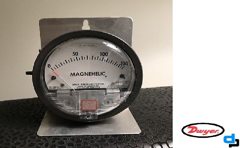 Dwyer Usa Model 2080 Magnehelic Gage Range 0-80 Inch Wc