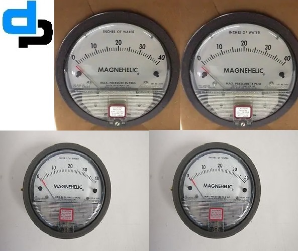 Dwyer Magnehelic Differential Pressure Gauge - 2000-300pa Range | High Precision Measurement Durable Design Easy-to-read Display