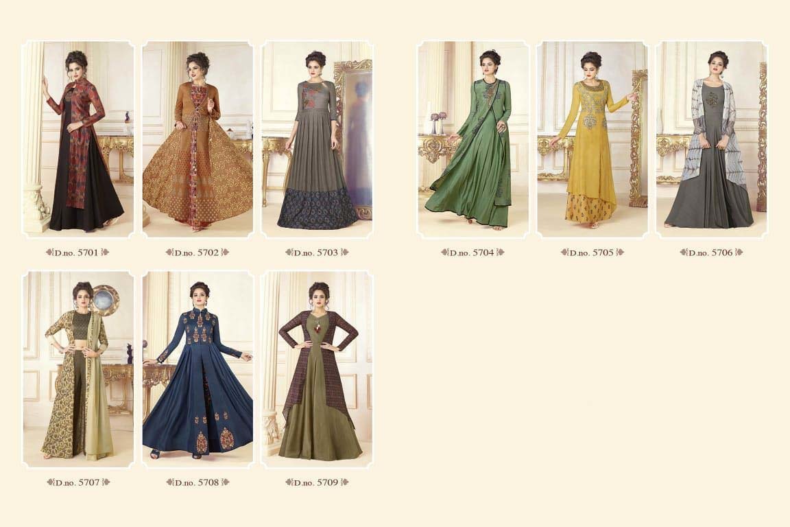 As Shown In The Image Designer New Style Party Wear Gown Kurti