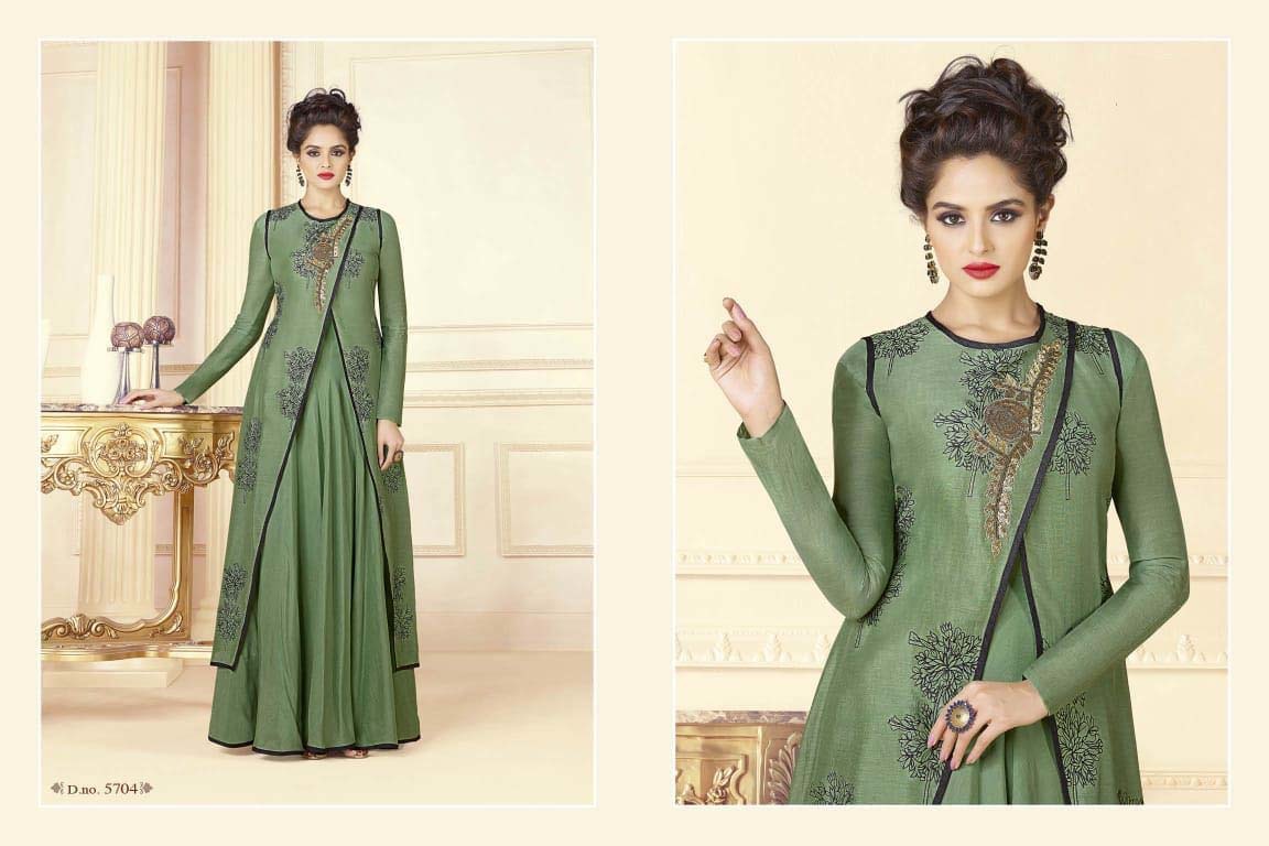 As Shown In The Image Designer New Style Party Wear Gown Kurti