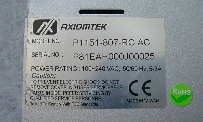 Fiber Axiomtek P1151-807-rc