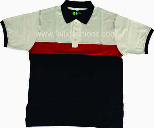 Cotton Polo T-Shirts - Regular Fit, Short Sleeves, Navy Color | Available in Sizes S-XL, Button Closure