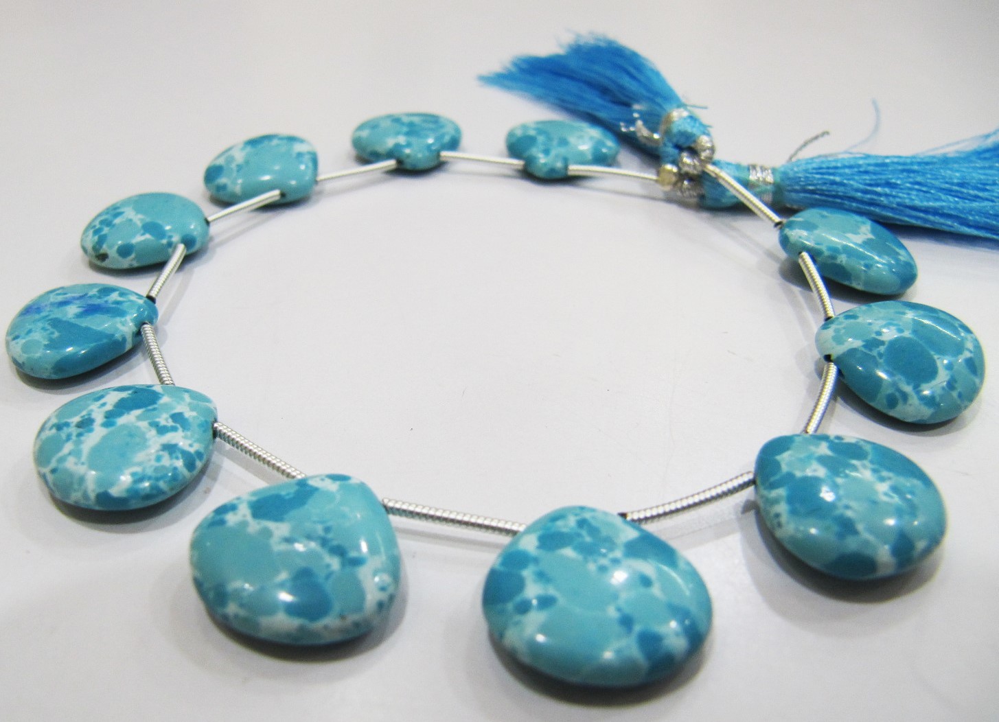 Stone Aaa Quality Blue Turquoise Smooth Plain Beads
