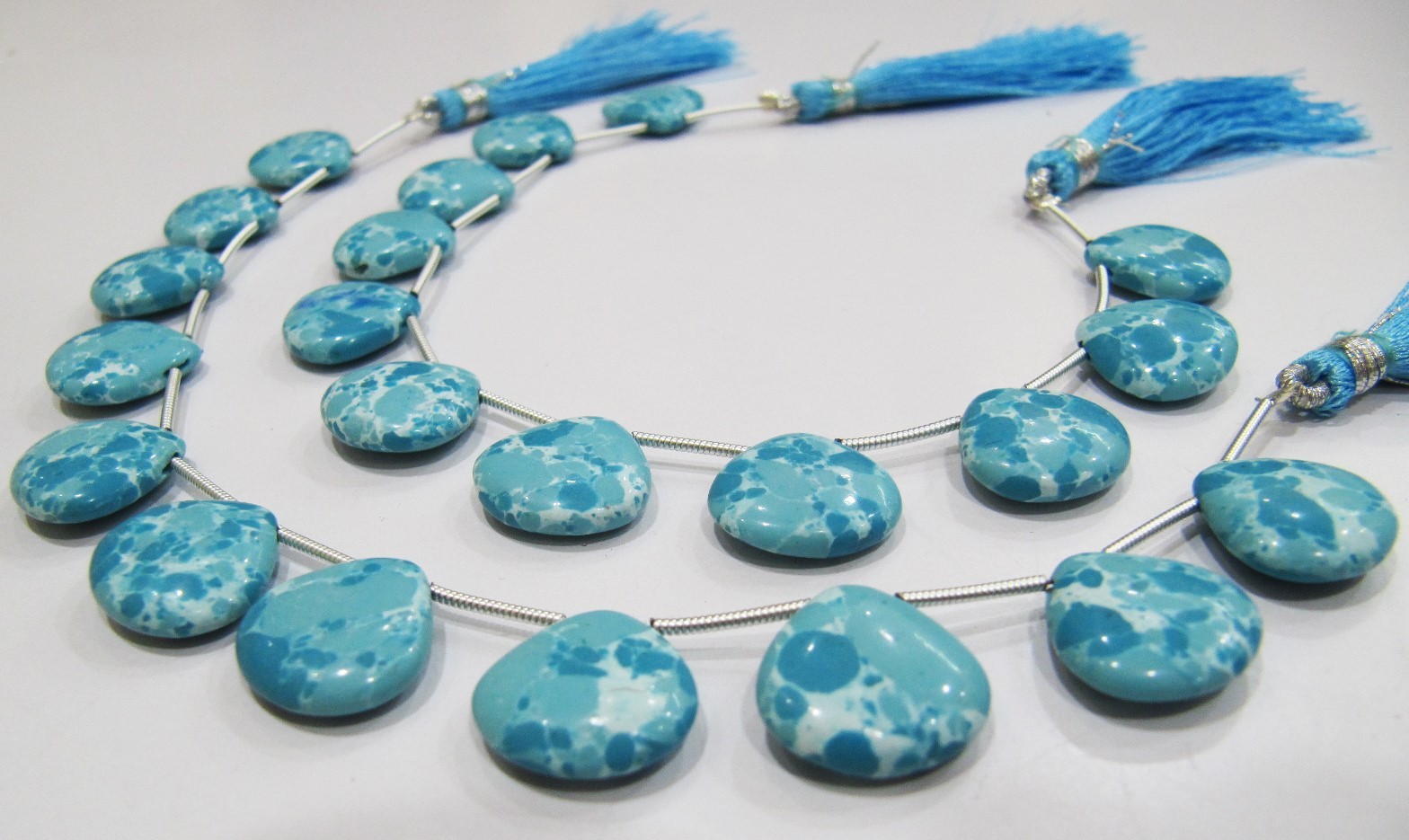 Stone Aaa Quality Blue Turquoise Smooth Plain Beads