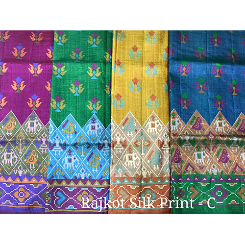 Multi Printed Silk Sarees