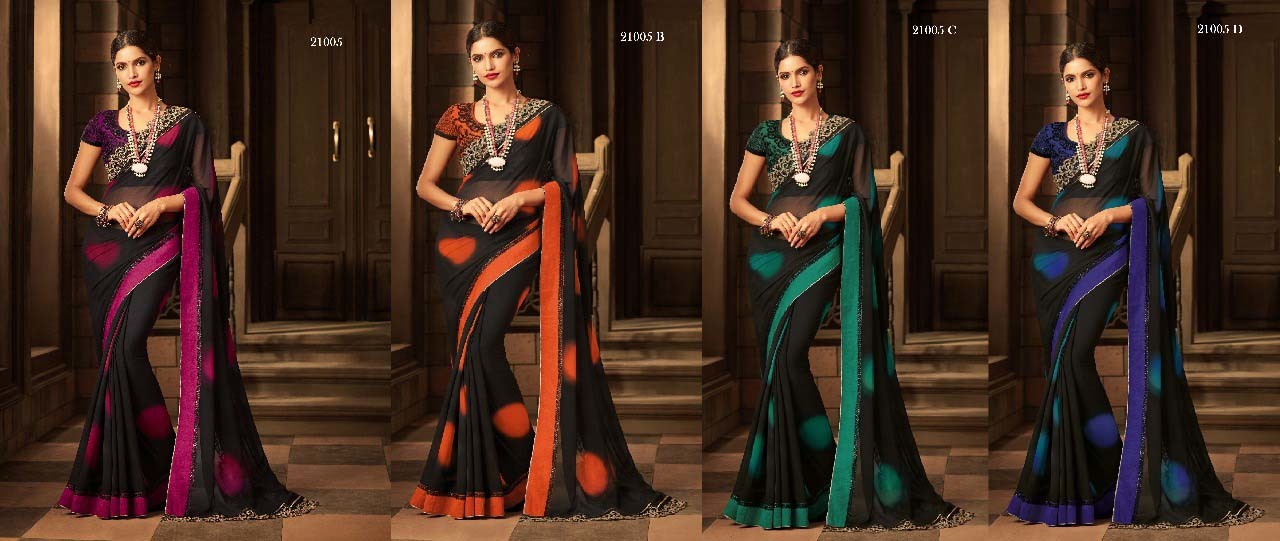 As Shown In The Image Ladies Fancy Party Wear Designer Saree