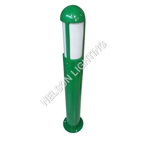 Green Round Bollard Light