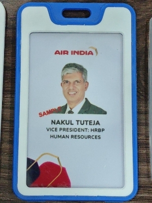 Bharti Academy Identity Card - PVC Material, 2-3 mm Thickness, Glossy Finish | UV Printed ID Card with Durable Construction