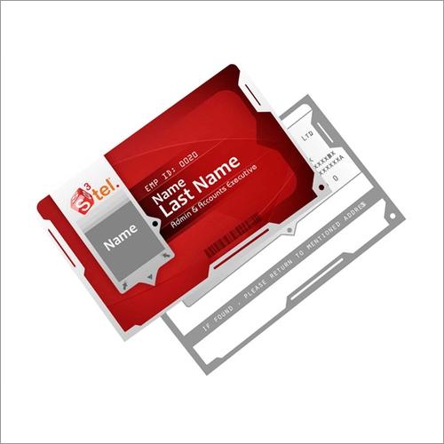 ID Card Sample - Glossy Polyvinyl Chloride (PVC) Material | Inkjet Printed, Durable ID Card Design