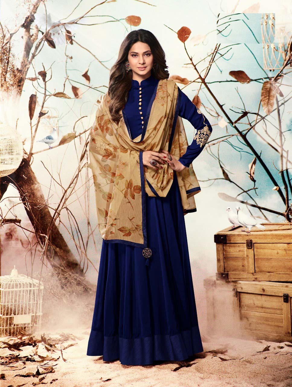 Ladies Fancy Party Wear Gown
