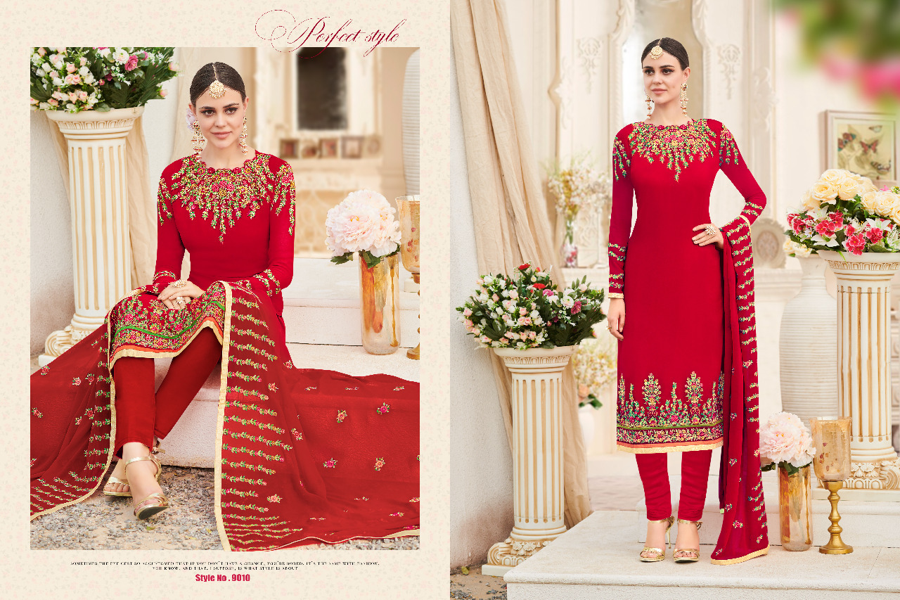 Heavy Embroidery Worked Wedding Wear Suit