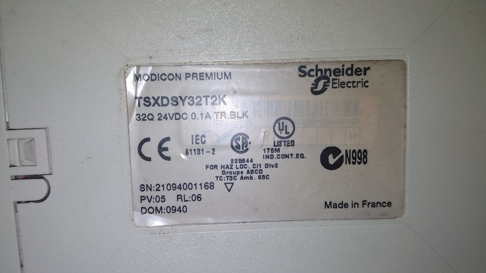 Schneider Module Tsxdsy32t2k