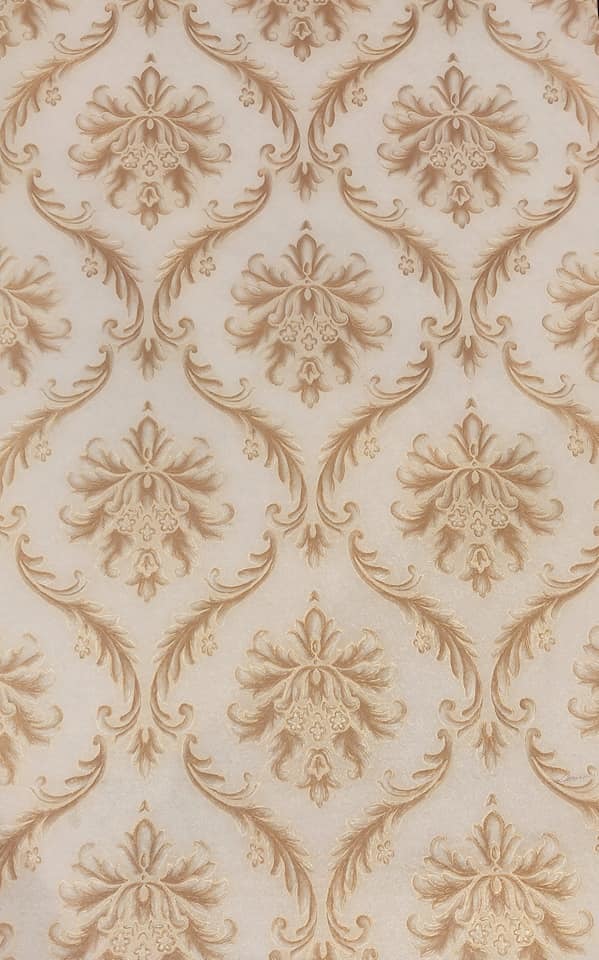 Damask Wallpaper Roll Weight: 1.3 Kilograms (Kg)
