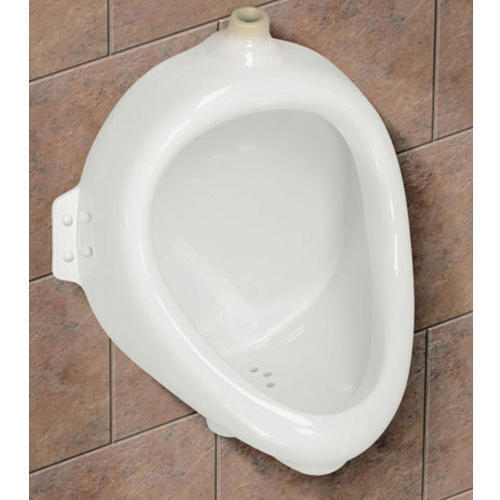 Ceramic Flat Back Urinal - Ceramic, 320x260x250 Mm, Glossy White | Wall Mounted, Anti-bacterial, Crack And Scratch Proof, Easy To Clean