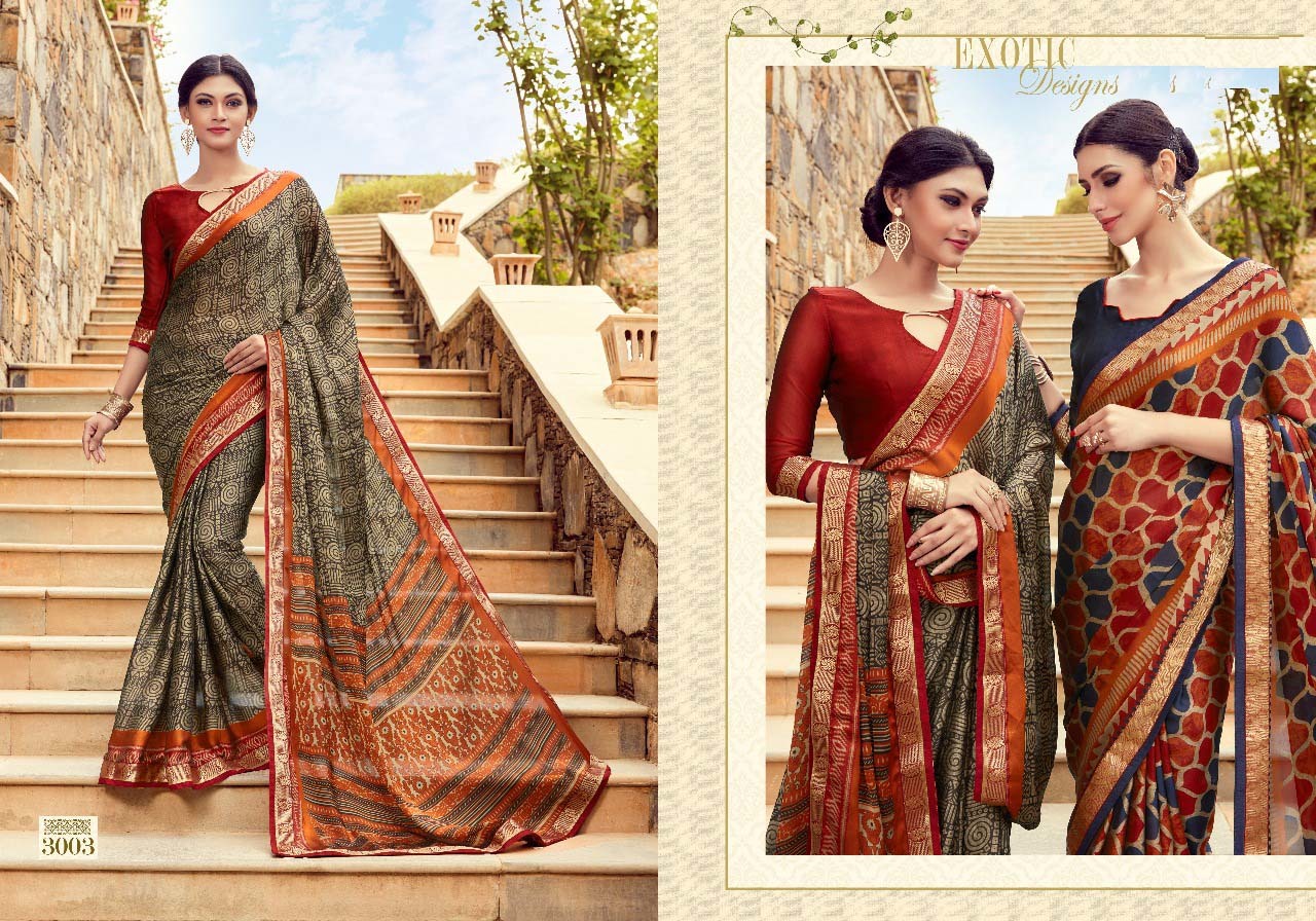 As Shown In The Image Ladies Designer Printed Daily Wear Saree
