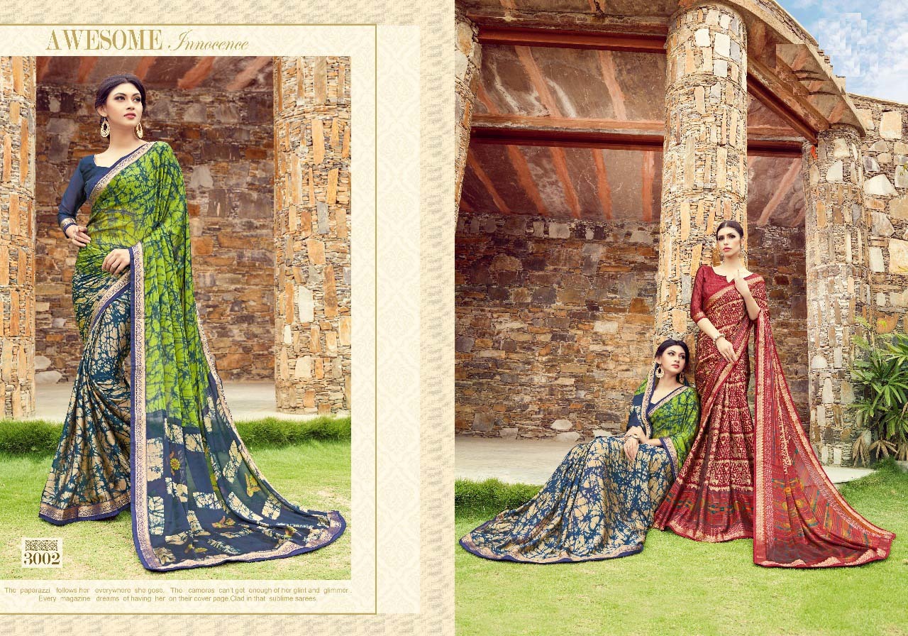 As Shown In The Image Ladies Designer Printed Daily Wear Saree