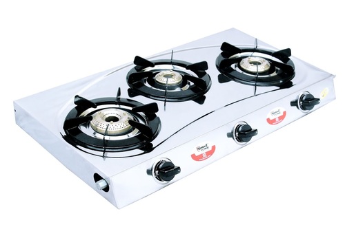 3 बर्नर स्मार्ट रेनबो ब्लैक एप्लीकेशन: किचन